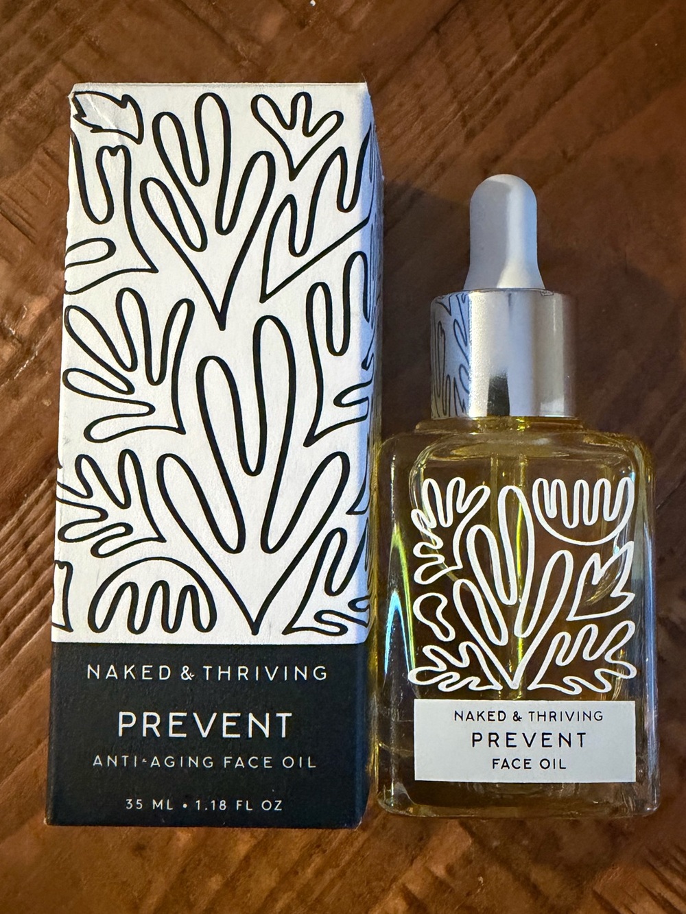 Naked & Thriving PREVENT anti-aging face oil
Set of 2 full size bottles-New!